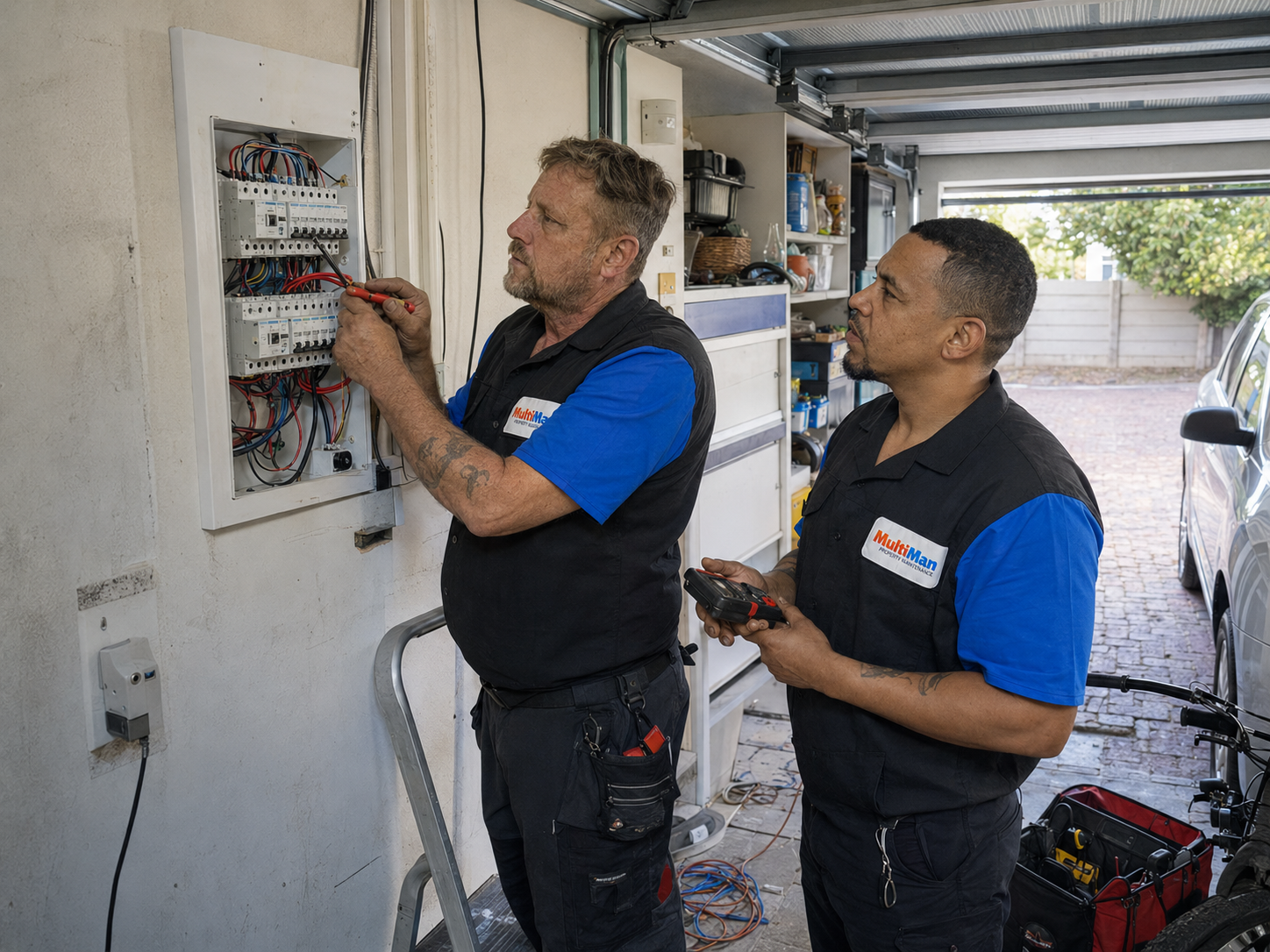 Electrical services by MultiMan in the Helderberg